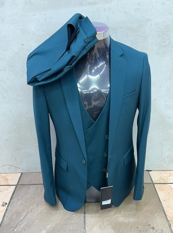 Three Piece Plain Suit