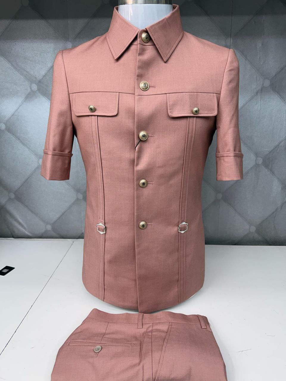 Safari Light pink Suit