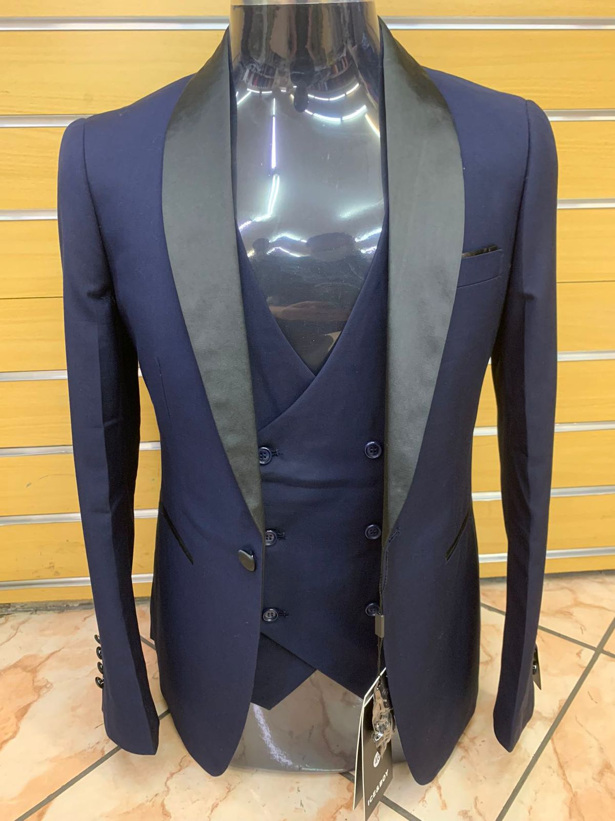 Tuxedo navy suit